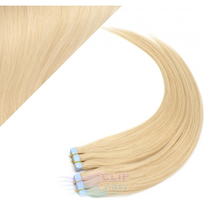 Tape in 50cm vlasy REMY beach blond #613