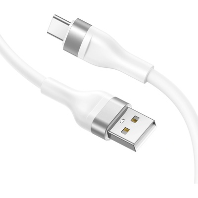 Lito Кабел за данни с USB конектори, Type-C 60W, 1.2m - Lito (LD02) - Бял
