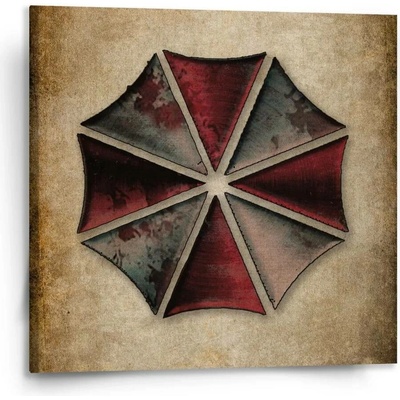Sablio Obraz Resident Evil Umbrella Corporation Vintage - 110x110 cm