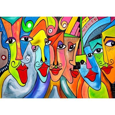 Enjoy - Puzzle Faces of Life - 1 000 piese