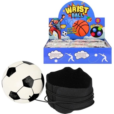 CreativeToys Futbalová loptička s gumou na ruku