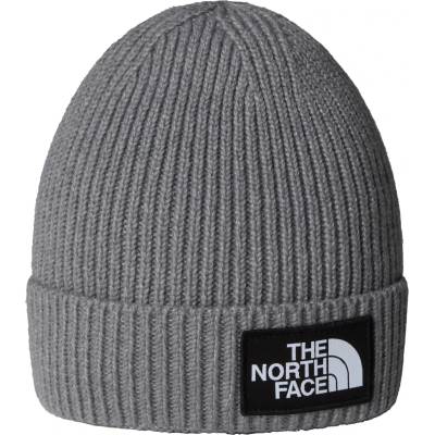The North Face Детска зимна шапка (beanie) The north face Kid's TNF Logo Box Cuffed Beanie - TNF Medium Grey Heather - размер One Size (904-4518-0611)