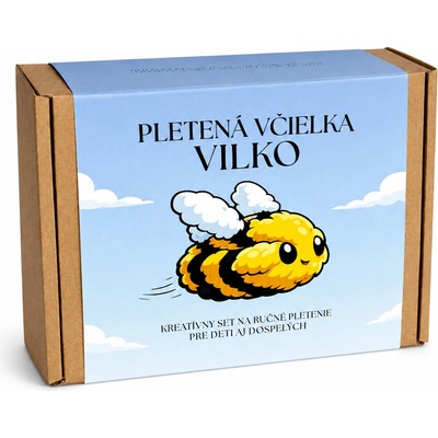 Mellowem Kreatívna sada na ručné pletenie Včielka Vilko