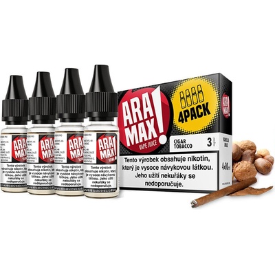 Aramax Cigar Tobacco 4 x 10 ml 6 mg