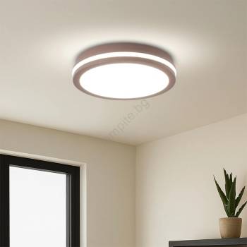 Image 1 of Brilagi - LED външно таванно осветително тяло BENE LED/24W/230V Ø 26 см кафяво IP54 (BG3860)