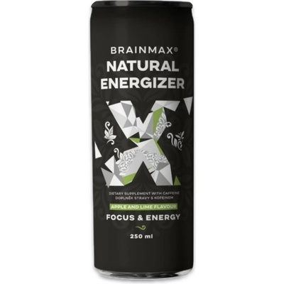 BrainMax Natural Energizer Jablko Limetka 250 ml – Zboží Mobilmania