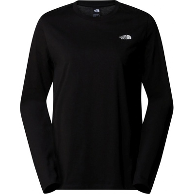The North Face Dámske tričko s dlhým rukávom W L/S SIMPLE DOME TEE čierna biela