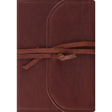 Journaling Bible-ESV-Interleaved Flap with Strap Crossway BiblesLeather