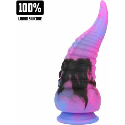 Ouch! Fiction Cocks Deep Riser, silikónové fantasy dildo s prísavkou 21 x 1,4–8,4 cm