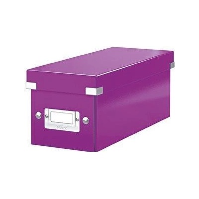 Leitz Krabice na CD Click & Store, Purpurová