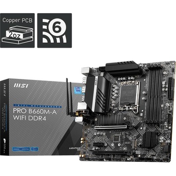 Image 1 of MSI PRO B660M-A WIFI DDR4