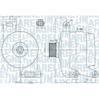 generátor MAGNETI MARELLI 063731931010