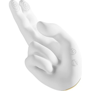 SuperLove Magic Hand Heated Finger Motion Stimulator White