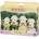 EPOCH Set of Dolls Sylvanian Families The Sheep Family