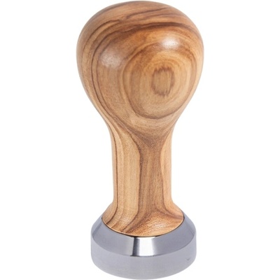 Buna Café Tamper oliva, olej, nerez mat, plochý 41 mm