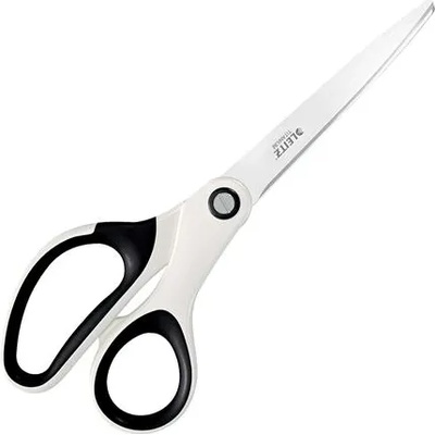 Leitz Офис ножица, 20, 5 см, LEITZ "Wow Titanium", бяла 53192001 (53192001)
