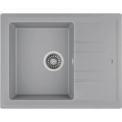 Teka Гранитна мивка, обръщаема, за шкаф 45 см Stone 45 S-TG СИВ МЕТАЛИК (М.1022.СМ)