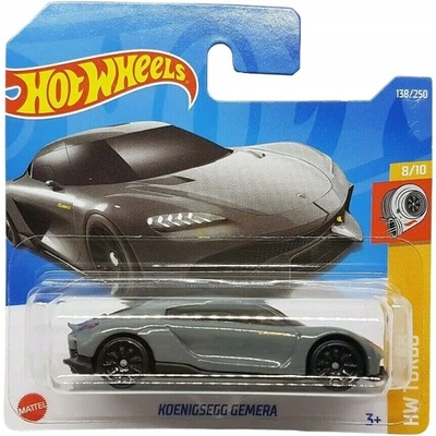 Mattel Hot Wheels Koenigsegg Gemera Sivý