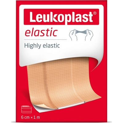Leukoplast elastic náplasť na rany 6 cm x 1 m pás 1 x 1 ks