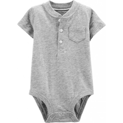 CARTER'S Body krátký rukáv Gray chlapec