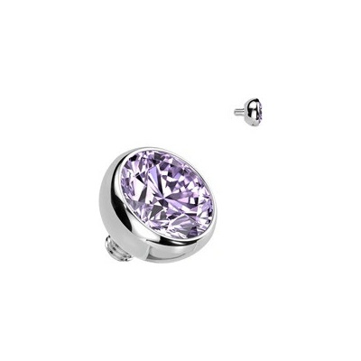 Šperky4U Náhradní kulička s kamínkem TIT1584-03RZ