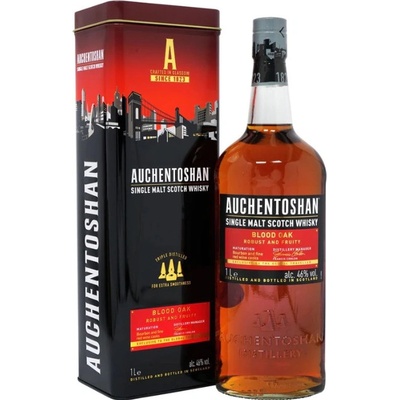 Auchentoshan Blood Oak 46% 1 l ( tuba)