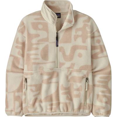Patagonia Дамско поларено яке Patagonia Women's Synch Marsupial Fleece jacket - Mother Tree: Dyno White - размер XXL (105-4267-0916)