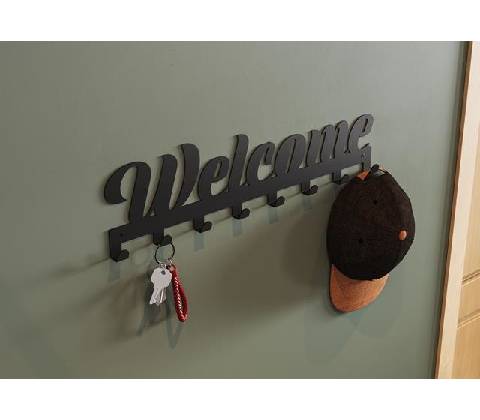 In-Design WELCOME černý