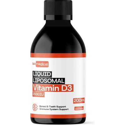 BioMedical Lipozomální vitamín D3 200 ml