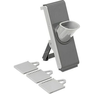 Šedý kráječ/mandolína na zeleninu – Zboží Dáma