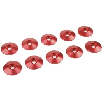 Revtec Подложка за половина. глава M3/15mm алуминий червена (10)
