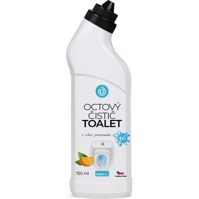 Nanolab Přírodní octový čistič TOALET s vůní Pomeranče 750 ml