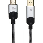 VCOM Видео кабел VCOM DisplayPort M - HDMI M / 1.8 m / 4K/60Hz / Позлатен