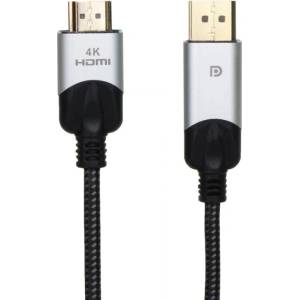 VCOM Видео кабел VCOM DisplayPort M - HDMI M / 1.8 m / 4K/60Hz / Позлатен