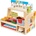 Melissa & Doug Дървен щанд за сандвичи Melissa & Doug - 56 части (93632)