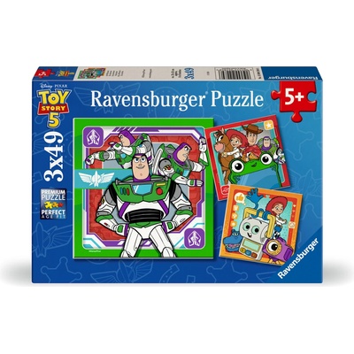 Ravensburger - Puzzle 3x49 Toy Story 5 - 40 - 99 piese