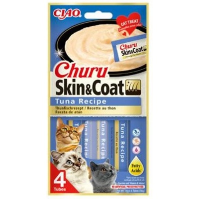 INABA Churu Skin & Coat котешки Тунец 4 x 14 г