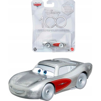 MATTEL CARS AUTÁ DISNEY 100 CRUISIN LIGHTNING McQUEEN BLESK NOVINKA !!! 1:55