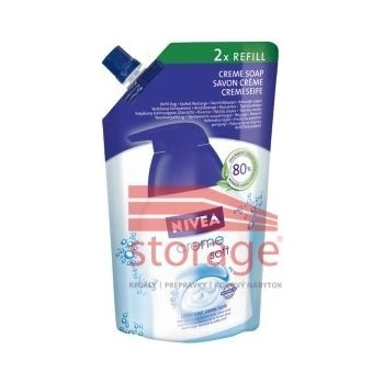 Nivea Creme Soft tekuté mydlo náhradná náplň 500 ml
