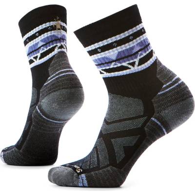 Smartwool Дамски туристически чорапи Smartwool Women's Hike LT Cushion Zig Zag Valley Mid Crew Walking socks - Black - размер 38-41 (EU) (201-6750-0412)
