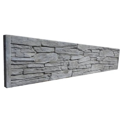 PRESBETON Plotová výplň jednostranná 2070x55x400 mm reliéfní přírodní