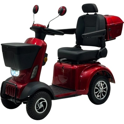 e-FREJ SENIOR Lithium - elektrický vozík pro seniory červený – Zboží Mobilmania