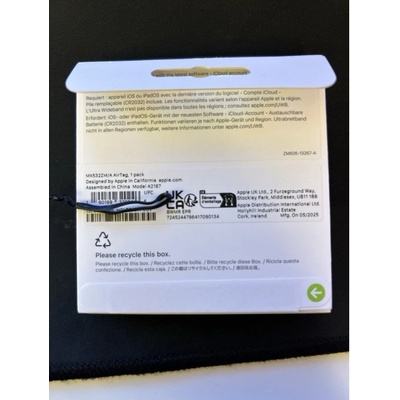 Apple Bluetooth таг, Apple AirTag, анти-загуба (MX532ZM/A)