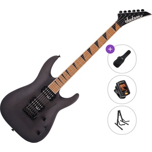 Jackson JS Series Dinky Arch Top JS24 DKAM Caramelized MN Basic SET Black Satin Електрическа китара