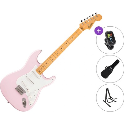 Squier Classic Vibe '50s Stratocaster HT MN SET Shell Pink Електрическа китара