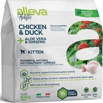 Alleva Equilibrium Holistic cat kitten chicken and duck 0,4 kg
