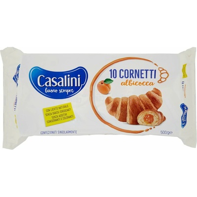 Casalini croissanty marhuľové 500g 10ks