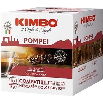 KIMBO Pompei, кафе капсули съвместими с Dolce Gusto 16 бр. в кутия