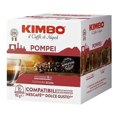 KIMBO Pompei, кафе капсули съвместими с Dolce Gusto 16 бр. в кутия