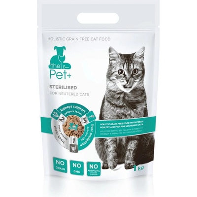 Pet+ 3in1 cat Sterilised 1 kg